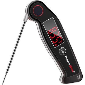TempPro TP19 Waterproof Digital Meat Thermometer for Grilling with Ambidextrous Backlit & Thermocouple Instant Read Kitchen Cooking Food Thermometer for Candy Oil BBQ Smoker (Previously ThermoPro) in Kuwait