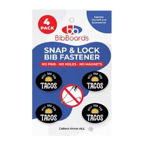 bibSNAPS Race Bib Clips - Safety Lock Fasteners - Secures Running, Marathon, Cycling and Event Number, Non Magnetic, Easy to Use, Soft & Reusable - Replacement for Pins & Magnets - Carbon Fiber (4pcs) in Kuwait