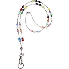 حبل نسائي من الخرز المجوف المخفي مقاس 34 بوصة، متعدد النحافة للغاية، حامل شارة معرف المعلم، مفاتيح هاتف كروز in Kuwait