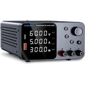 DC Power Supply, 30V 10A Bench Power Supply with Encoder Adjustment, 5V/3.6A USB&Type-C Quick-Charge, Adjustable Power Supply with Output Enable/Disable Button, Short Circuit Alarm(0-30V 0-10A) in Kuwait