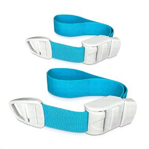 18-Inch Elastic Tourniquet Band with Buckle – Medical Emergency, Doctor & Nurse First Aid Strap Belt, Blue Color Pack of 2 in Kuwait