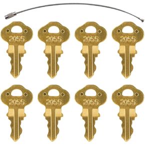 8PCS 2055 Dispenser Keys – Compatible with Bradley Paper Towel, Toilet Tissue, Seat Cover, Waste Receptacle & Soap Dispensers in Kuwait