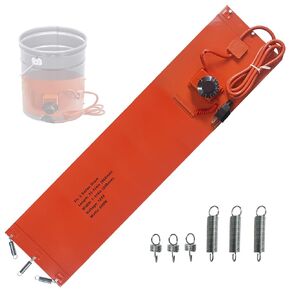 Bucket Heater 5 Gallon, 120V 800W Insulated Band, Fits Metal Bucket, Temp Control 86℉-302℉, Works with Oil Honey Water Propane Tank (7.75 in x 33.75 in) in Kuwait