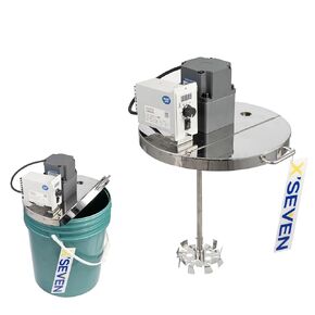 Electric 5 Gallon Bucket Mixer,200W 110V Paint Pail Agitator with Lid,1000 RPM Motor,Fits 5 Gallon Buckets in Kuwait