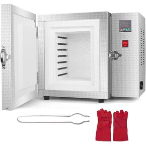 1500w Electric Burnout Oven, 800°c Compact Kiln for Jewelry, Metal Clay Sintering & Dental Casting - 2026 Upgrade for Efficient Crafting in Kuwait