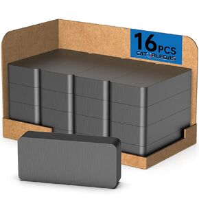 16 Pack Heavy Duty Ferrite Blocks Magnets, 1 7/8" x 7/8" x 3/8" Large Strong Rectangular Ceramic Magnet for Crafts Hobby Science Fridge Tool Room Whiteboard in Saudi Arabia