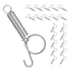10 Pack Multi-Functional Metal Finger Spring Latch Hook for Rabbit Cage Door Dog Crate Lock Cat Door Latch for Fixing Small Animal, Rabbit, Dog, Parrot, Guinea Pig,Squirrel in Kuwait