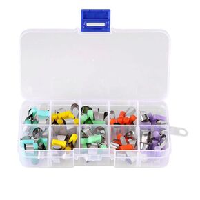 LA MIERE 50Pcs Dental Matrix Bands, Dental Metal Restoration Matrix Bands, Retainerless Orthodontic Sectional Contoured Matrices Automatrix with Lock in Kuwait