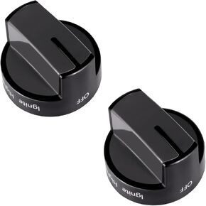 2 حزمة W10339442 مقابض موقد الغاز سطح الموقد استبدال المقابض متوافق مع نطاق الغاز دوامة / موقد / فرن، يستبدل WPW10339442 PS11753188 in Kuwait