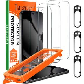 IMBZBK 3 Pack Screen Protector for iPad Pro 11 inch M4 2024 with 3 Pack Camera Lens Protector, Tempered Glass Accessories, Case Friendly, Face ID & Apple Pencil Compatible in Kuwait