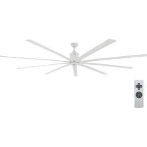 iLiving 102 بوصة، 6 شفرات BLDC مروحة سقف كبيرة، مروحة خارجية عالية الحجم منخفضة السرعة مع محرك قوي بدون فرش DC قابل للعكس صناعي تجاري وسكني، 12018 CFM عند 90 دورة في الدقيقة مع جهاز تحكم عن بعد بالأشعة تحت الحمراء in Kuwait