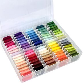 سوار سوار سوار سوار سوار سوار مجموعة مع 80 skeins تطريز خيط خيط كروس مع مربع التخزين in Kuwait