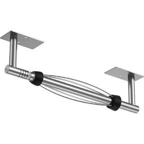 FORIOUS Paper Towel Holder Under Cabinet, Single Hand Operable with Adjustable Damping for Easy Tear, Adhesive or Drill Wall Mount,304 Stainless Steel Commercial Paper Towel Holder for Kitchen, Silver in Kuwait