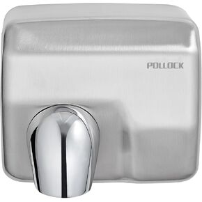 Commercial Hand Dryer Wall Mounted, Stainless Steel Electric Hand Dryer for Bathroom,1600 W Automatic High Speed Warm Wind Hand Blower, 110V Plug in, 8-10s Second Dry, for Industry Business Restrooms in Kuwait