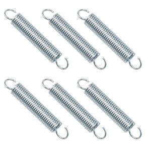 9600 Gate Spring, Replacement Springs, 0.035 GA x 1/4 in. x 1-1/2 in.,Single Loop Open, Nickel-Plated Finish, Spring Steel Construction, 6-Pack in Kuwait