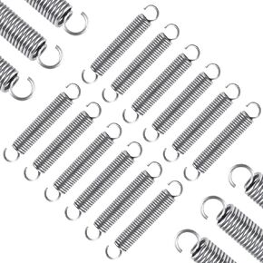 12 قطعة نوابض تمديد، 0.035 بوصة × 0.25 بوصة × 1.5 بوصة 304 نوابض تمديد من الفولاذ المقاوم للصدأ مع أطراف خطاف 1.5 بوصة in Kuwait