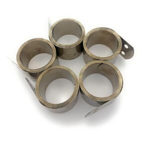 SUS301 زنبرك ثابت القوة، حمل 24.8 رطل، معرف 1.828 بوصة، OD 2.242 بوصة، الطول الإجمالي 48 بوصة، الطول الممتد 36 بوصة، عرض المادة 1.5 بوصة، سمك المادة 0.025 بوصة، عبوة من 5 قطع in Kuwait