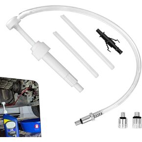 Transmission Fluid Pump Kit, Lower Unit Gear Oil Pump, Multi-Purpose Fluid Transfer Pumps with 3/8 inch Swivel, 8mm and 10mm Adapters, 8cc Per Pumps Stroke in Kuwait