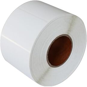 FirstZi Tear Resistant Direct Thermal Vinyl Freezer Labels 2x1 Synthetic Paper Barcode Labels Waterproof - Roll of 1,000 PP Thermal Sticker for Shipping (Commercial Grade) in Kuwait