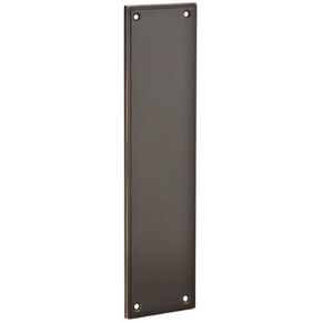 Emtek 86436US19 Flat Black Push Plate 3 Inch x 12 Inch Modern Push Plate in Saudi Arabia