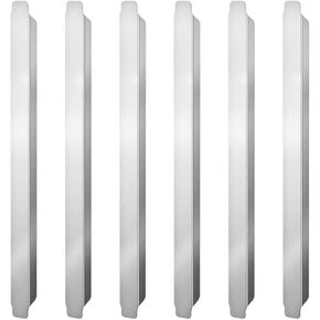 6 Pcs 12 Inch Pan Dividers Stainless Steel Adaptor Bar Table Adapter Steam Table Dividers for Hotel Pan Configuration, Fits Full or Fractional Size Pans, Commercial Kitchen Use in Kuwait