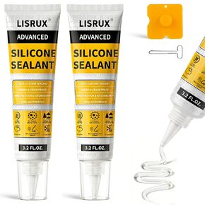 عبوة واحدة من مادة مانعة للتسرب من السيليكون الشفاف لحوض السمك، مرونة عالية، آمنة للأسماك، معالجة سريعة سيليكون آمن لحوض السمك، 10 أونصة سائلة غير سامة، مانع تسرب آمن لخزان الأسماك، التصاق قوي in Kuwait