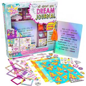 Just My Style Tie-Dye Fuzzy Diary by Horizon Group USA, Hardcover Diary with Lock & Key, Decorate with 300+ Stickers, Includes Pen with Fuzzy Cap & Soft Tie-Dye Cover, Multi (207906J) in Kuwait