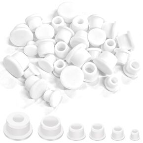 30Pcs Salt and Pepper Stoppers Plugs, 6 Sizes of Silicone Plugs, Replacement Flexible and Reusable Bottle Stoppers for a Secure Seal on Various Containers (8/9.5/11.5/12.5/13.5/15 mm) in Kuwait