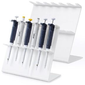 1 Pcs Laboratory Pipette Stand 6 Place Pipettor Holder Lab Micropipette Rack, Hold up to 6 Pipettors for Research Experiments, Pipettes Not Included, Stable Z Shaped in Saudi Arabia