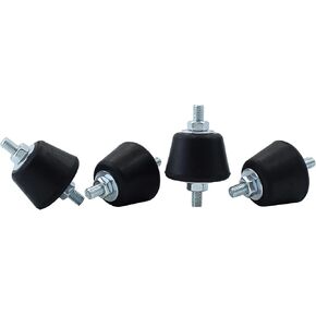 M8 40x26mm Rubber Isolator Mounts, 4 Pcs Double Studs Anti-Vibration Mounts for Generators, Compressors, Motor Engines, Pumps in Saudi Arabia