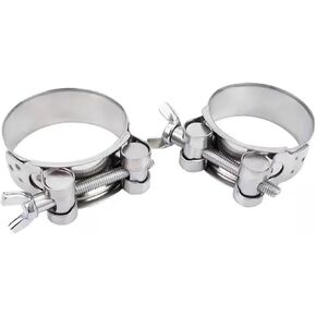 304 Stainless Steel Hand Twisted Strong Clamp/Thickened Pipe Clamps/Fixed Oil/Water And Gas Pipe clamp(1pcs 175-187mm) in Saudi Arabia