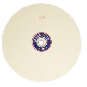 Marathon 8" x 3/4" Felt Polishing Wheel, Soft Density, 5/8" Arbor Hole in Kuwait