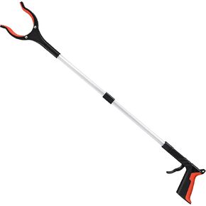Grabber Reacher Tool, 32" Grabbers for Elderly, Lightweight Extra Long Handy Trash Claw Grabber, Mobility Aid Reaching Assist Tool for Trash Pick Up, Nabber, Litter Picker, Arm Extension (Orange1) in Kuwait