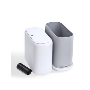 Bathroom Trash Can with Lid, Slim 3.3 Gallon Vacuum adsorption Garbage Bin, Narrow Press Top Waste Basket for Odor Control & Dog Proof for Bathroom Bedroom Office Home in Saudi Arabia