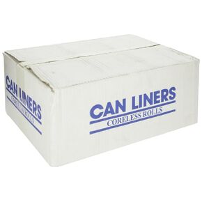 Spectrum C334016N HDPE Institutional Trash Can Liner, 33 gallon Capacity, 40" Length x 33" Width x 16 micron Thick, Natural (Case of 250) in Kuwait