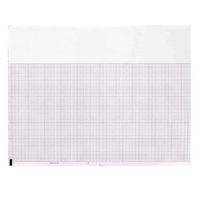 Mortara 716-0237-00 ورق تسجيل Assurance 50 ECG للطراز Burdick 8300، 8500 وAtria ECGs، لوحة Z-Fold Red Grid | 5 عبوات in Kuwait