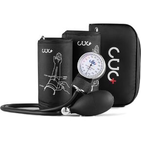 Professional Aneroid Sphygmomanometer, Blood Pressure Cuff Manual, Precision Copper & Brass Movement, Medical-Grade Reinforced PVC Tubing, Calibration Tool, Ideal for Doctors, Nurses, and Students in Kuwait