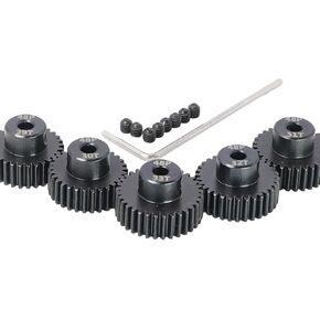 48p Pitch Pinion Gear Set 3.175mm 29T 30T 31T 32T 33T Hardened Steel fit 1/8 inch Shaft RC Car in Kuwait