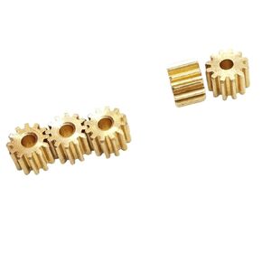 5pcs 0.4M 12T Spur Gear 0.4 Module 12 Teeth Copper Straight Teeth Gear 1.5mm 2mm 2.3mm 3mm Tight Fit Shaft Pinion Shaft Pinion(5.6x4mm 1.98mm Hole) in Saudi Arabia