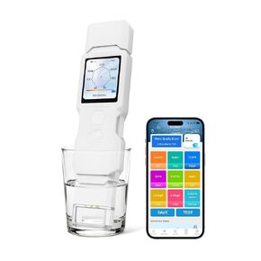 9-in-1 Smart Water Tester with APP Monitoring, Digital Water Test Kit for Turbidity, TDS, EC, Temp, Salt, GH, TOC, COD & UV275, Professional Water Tester for Drinking Water, Well, Tap & Outdoor. in Kuwait