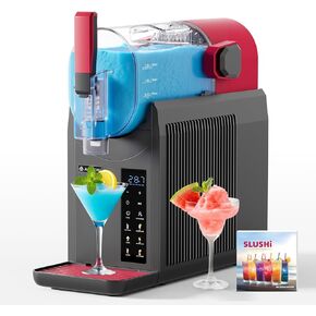 AAOBOSI Slushie Machine for Home, Frozen Drink Machine with Cookbook, Margarita Machine with 6 Presets Programs, No Ice Needed, Auto Cleaning, Slushy Maker for Frozen Margaritas, Cocktails, Frappés in Kuwait