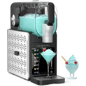 آلة سلاشي CROWNFUL للمنزل، 101 أونصة (64 أونصة تعبئة سائلة) صانع المشروبات المجمدة، لا حاجة للثلج، 6 برامج للخدمة الناعمة، المارجريتا المجمدة، فرابيه وأكثر من ذلك، التنظيف التلقائي، يحافظ على نضارة لمدة 12 ساعة in Kuwait