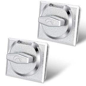 2 Pcs 25 Cent Coin Mechanism Vending Machine Coin Mech for Gumball Candy Capsule Vending Machine 0.25 Purchase Universal Replacement Parts, 3.62 x 3.23 x 2.56 Inch, Metal Chrome Plated in Kuwait