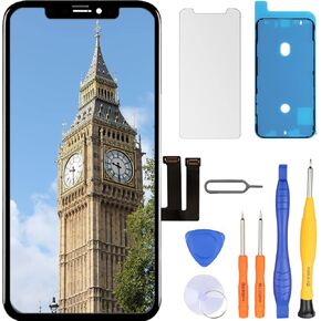 LL TRADER Screen Replacement for iPhone 11 LCD Retina 6.1'' FHD Display COF Touch Screen Digitizer with Repair Tool Kits, Waterproof Tape, Screen Protector(for Model A2111, A2223, A2221) in Kuwait