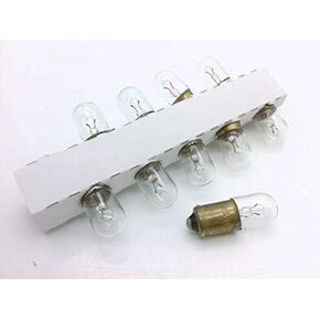 LUMAPRO 2FMR1 غطاء المصباح الزجاجي، 6.3 فولت تيار متردد، مصباح متوهج مصغر، 4 لومن، حربة مصغرة / BA9S، 150 مللي أمبير، 0.945 واط، T3-1/4، 10/حزمة in Kuwait