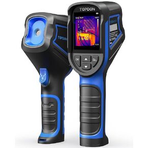 TOPDON TC004 Mini Thermal Imaging Camera, 240 x 240 TISR Resolution, 15-Hour Battery Life, 128 x 128 IR Resolution, 25Hz Handheld Infrared Camera with High/Low Temp Alerts, Auto Shutdown- Blue in Kuwait