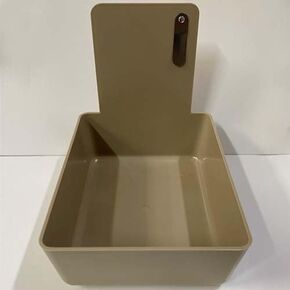 Beige Dental Lab Pan with Stainless Steel Clip 12pk 7" x 5¾" x 2½" Made in The USA in Kuwait