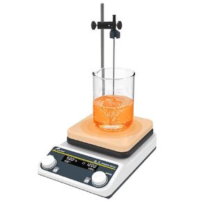 LAB FISH 8L Magnetic Stirrer Hot Plate 310℃/ 590℉ Digital Heated Stir Mixer 50-1500rpm Forward & Reverse Timing Function in Kuwait