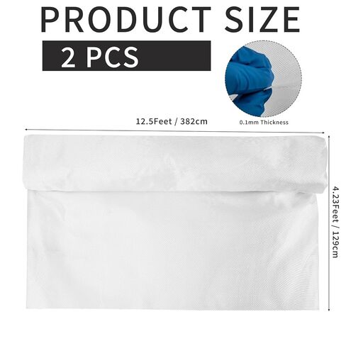 2 Pack 6 oz Fiberglass Cloth, 12 Feet x 50 Inches E-Glass Plain Weave Fabric, Woven Fabric for Auto,Surfboard, RC Plane, Boat, Tub, Pool Repair in Kuwait