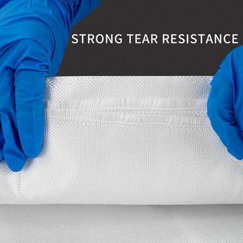 2 Pack 6 oz Fiberglass Cloth, 12 Feet x 50 Inches E-Glass Plain Weave Fabric, Woven Fabric for Auto,Surfboard, RC Plane, Boat, Tub, Pool Repair in Kuwait